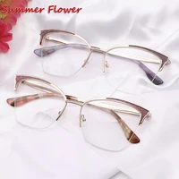 spring hinge eyeglass girl cat eye fashion trend optical frame eyewear student prescription glasses women spectacle