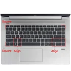 Чехол-накладка для клавиатуры HP probook 440, G5, G6, G7, силиконовый, ультратонкий, водонепроницаемый