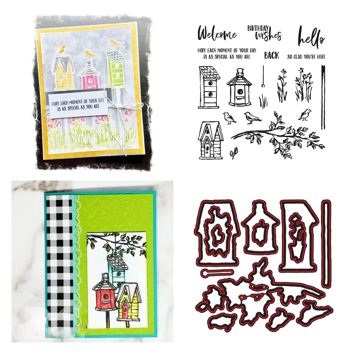 

New Arrival 2021 House Bird Stamps And Dies Scrapbook Dariy Decoration Stencil Embossing Template Diy Greeting Card Make Albums