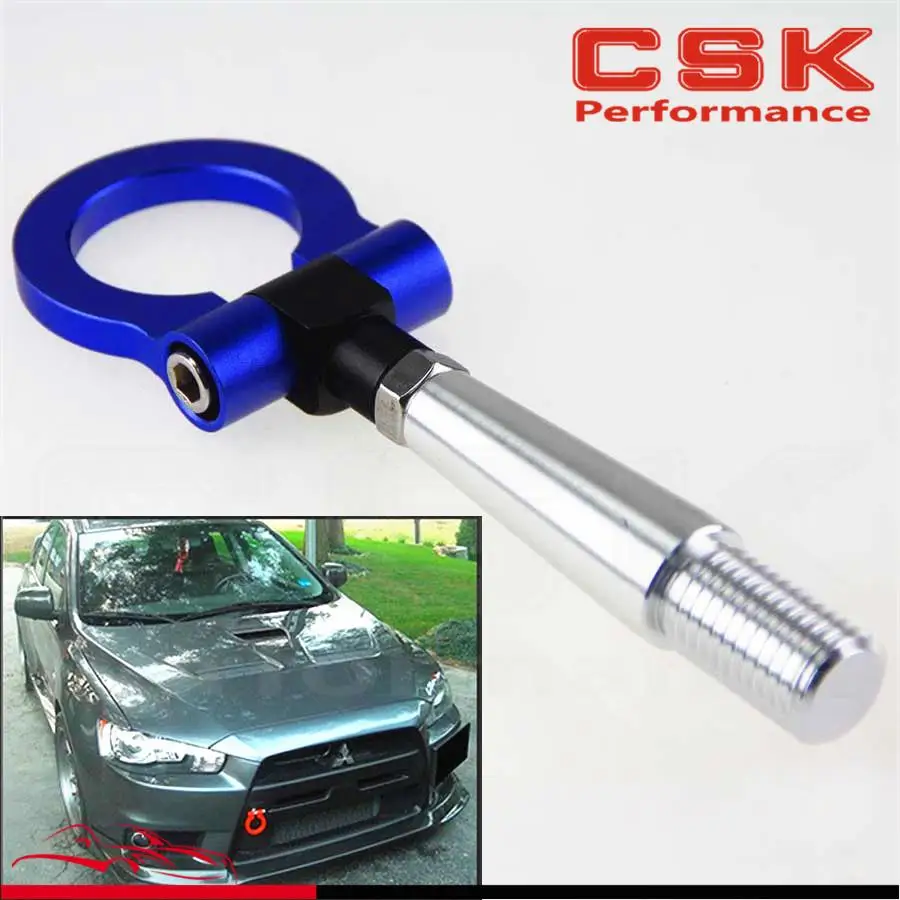 Переднее заднее складное кольцо для гоночного буксировочного крючка Mitsubishi Lancer Evo