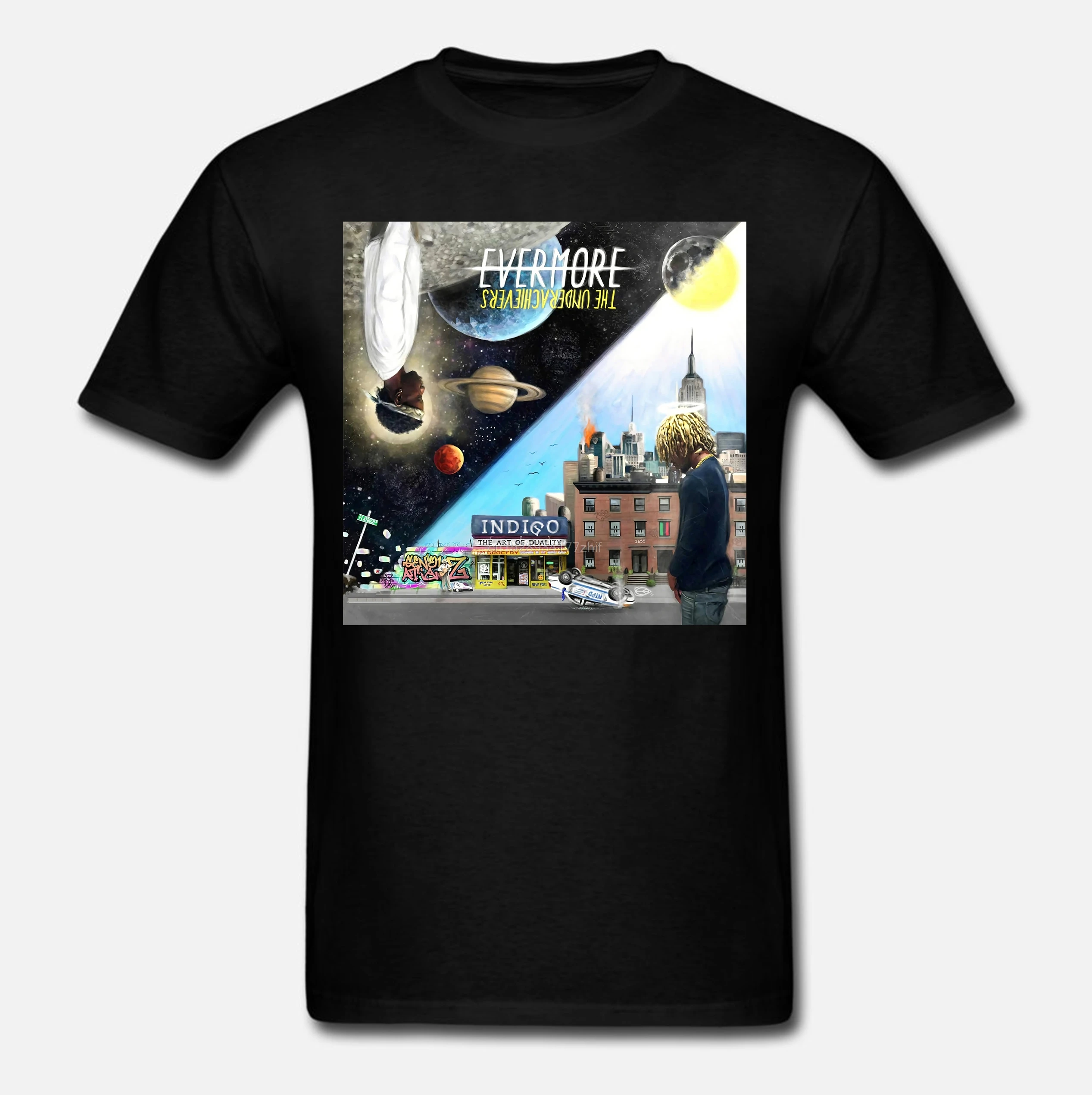 Мужская футболка летняя модная черная с круглым вырезом новинка женская