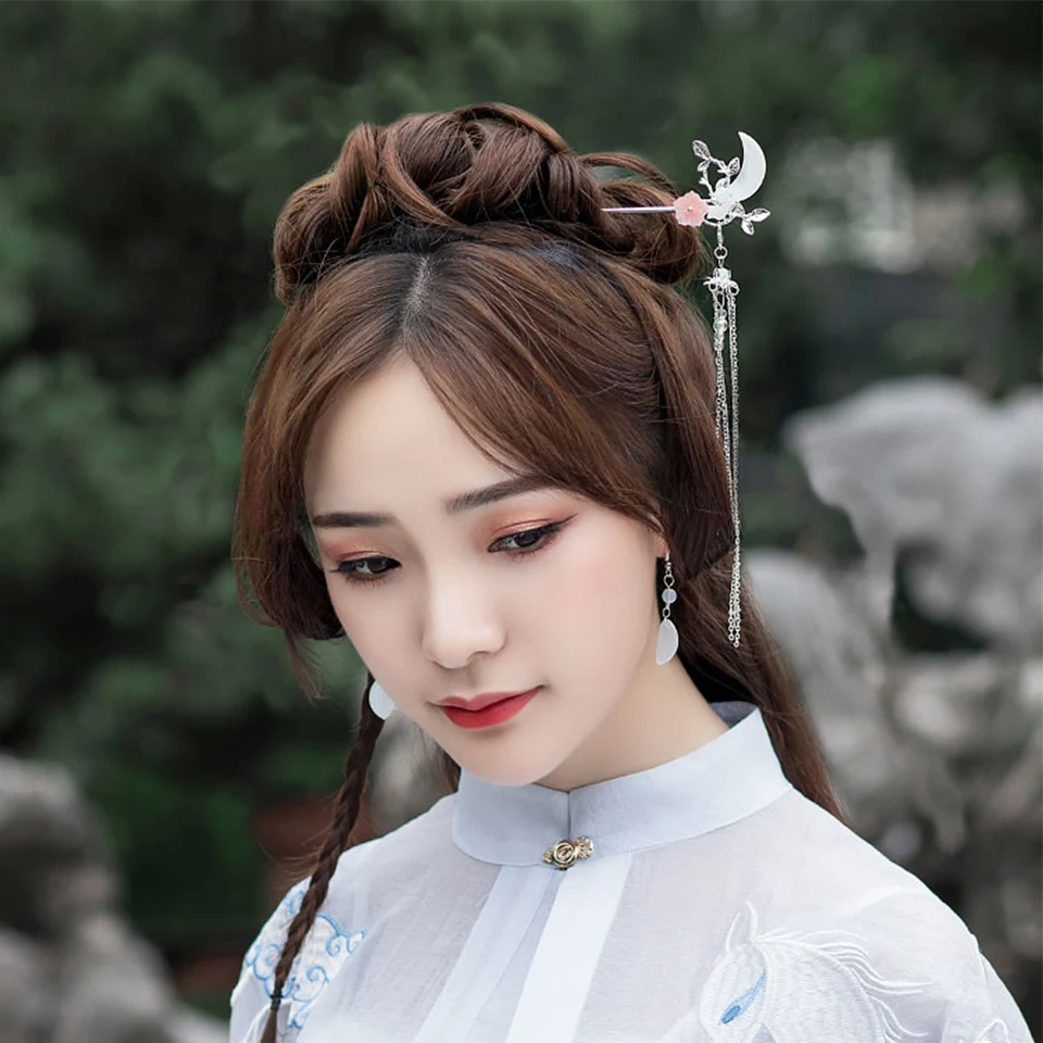 

YYOUFU Hair Accessories Women Jewelry Chinese Classical Hairpin with Long Tassels Hairpin Hair Claw Hair Sticks for Women