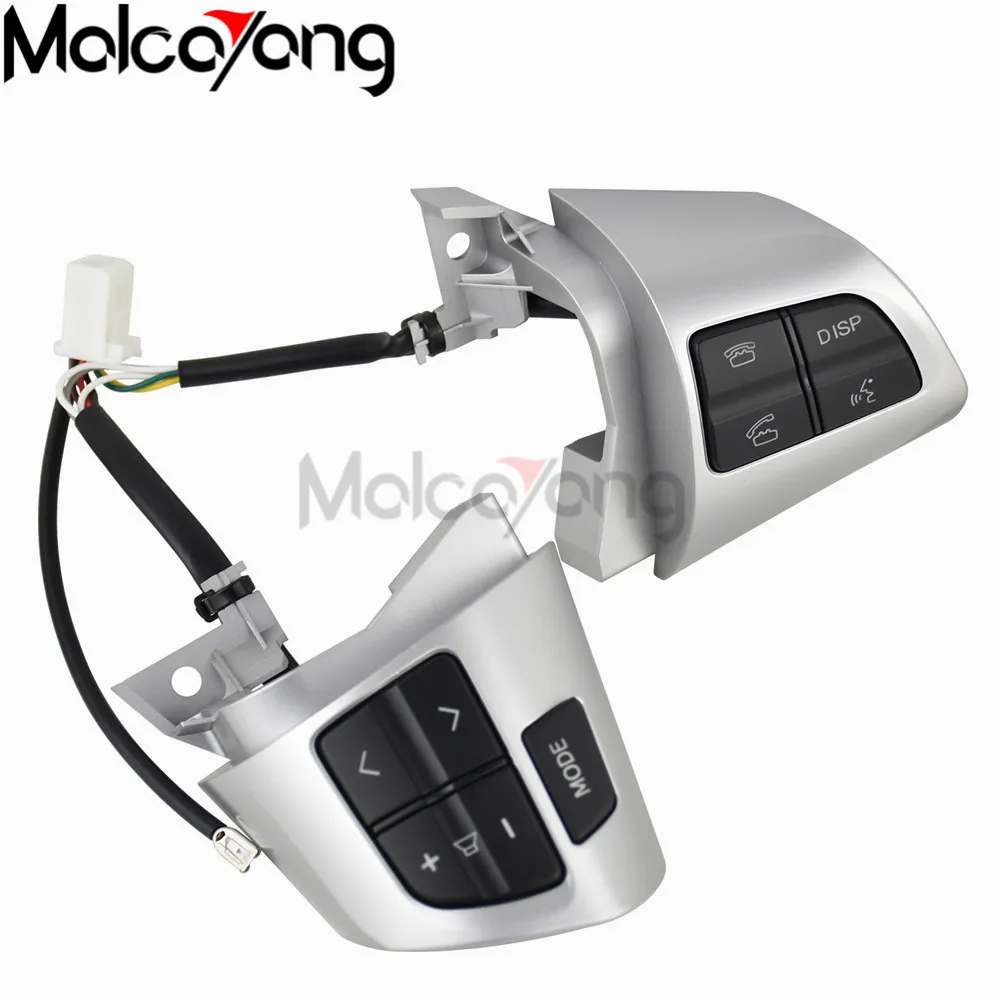 Для TOYOTA COROLLA 2007-2013 84250-02230 8425002230 Рулевое колесо Кнопка управления аудио серебристый и черный цвет