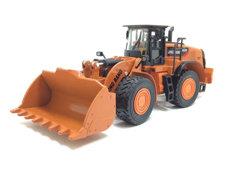 1:50 загрузчик Строительная техника бульдозер из сплава грузовики игрушки для