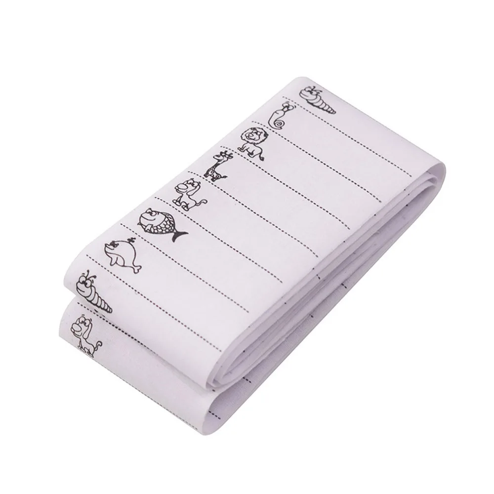 100 шт./упак. белый моющиеся имитационная кожа хлопковая ткань для одежды Маркер