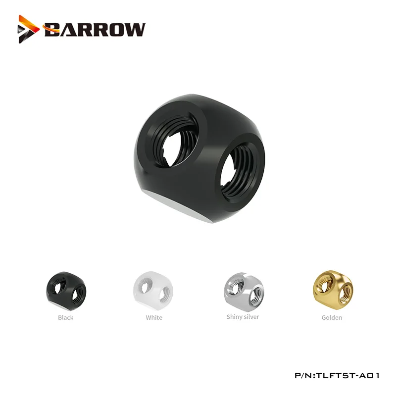 

Barrow G1/4 "X 5 пятипозиционный кубический стеллаж, комплект для компьютерного чехла с водяным охлаждением, строительные кубические фитинги Muiti ...