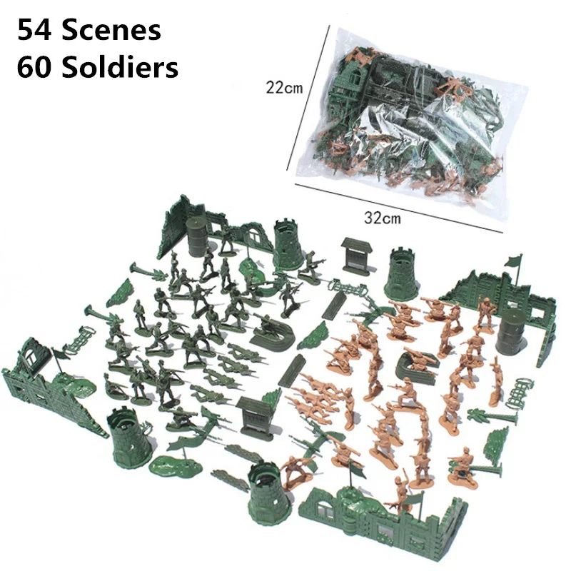 Пластиковая фигурка солдата модель игрушки военные аксессуары костюм армейские