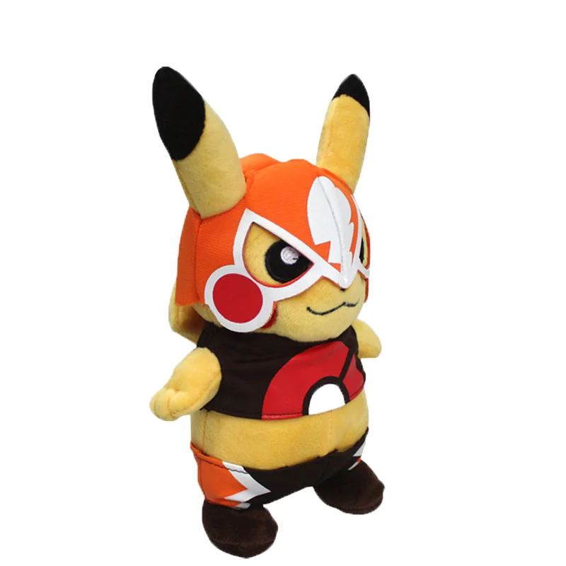 21 см Пикачу Косплей Плюшевые игрушки Ampharos Snorlax Garchomp одежда маска хлопок мягкие животные Peluche куклы для детей Рождество