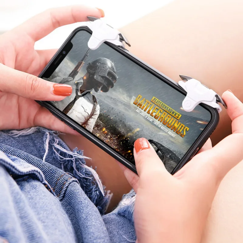 Hot 1 Pair Mobile Phone Game Shooter Trigger L1R1 Controller For PUBG Knives Out Rules of Survival Shoot | Электроника