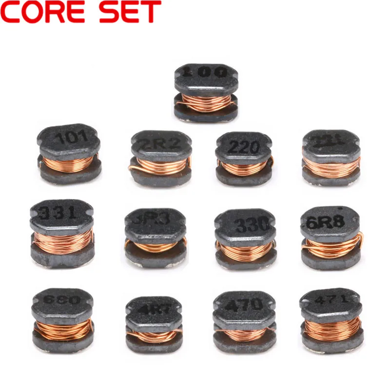 20 шт. CD43 SMD силовой индуктор 2.2UH 3.3UH 4.7UH 6.8UH 10UH 22UH 33UH 47UH 68UH 100UH 220UH чип индукторы