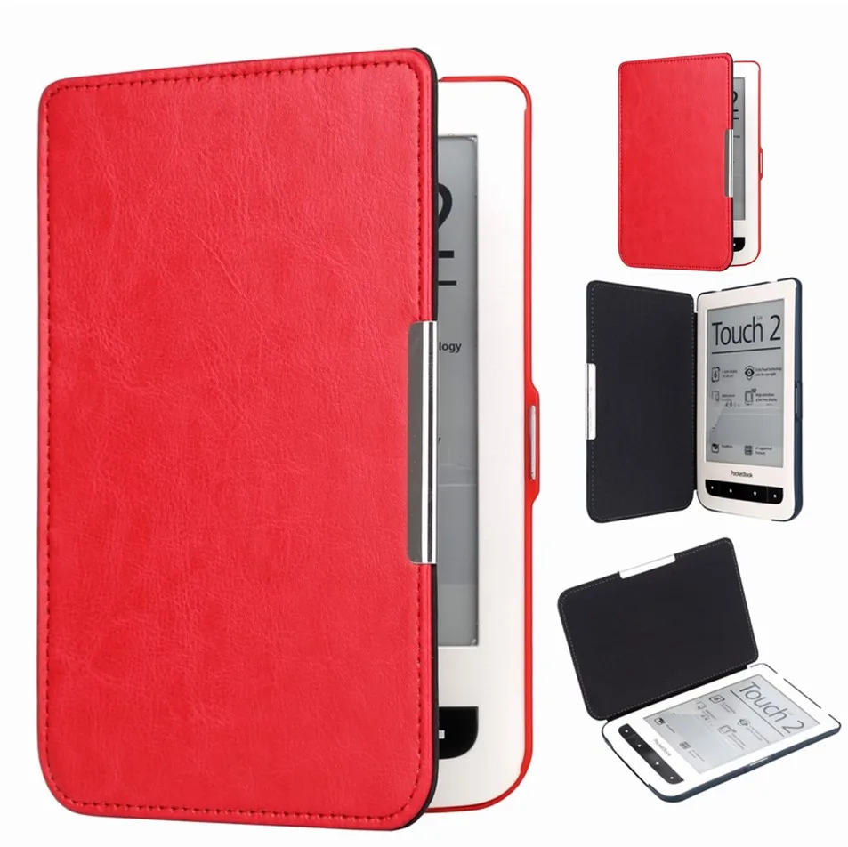 Магнитный чехол GLIGLE для Pocketbook 614/614 Plus/624/626 Touch Lux2 из искусственной кожи