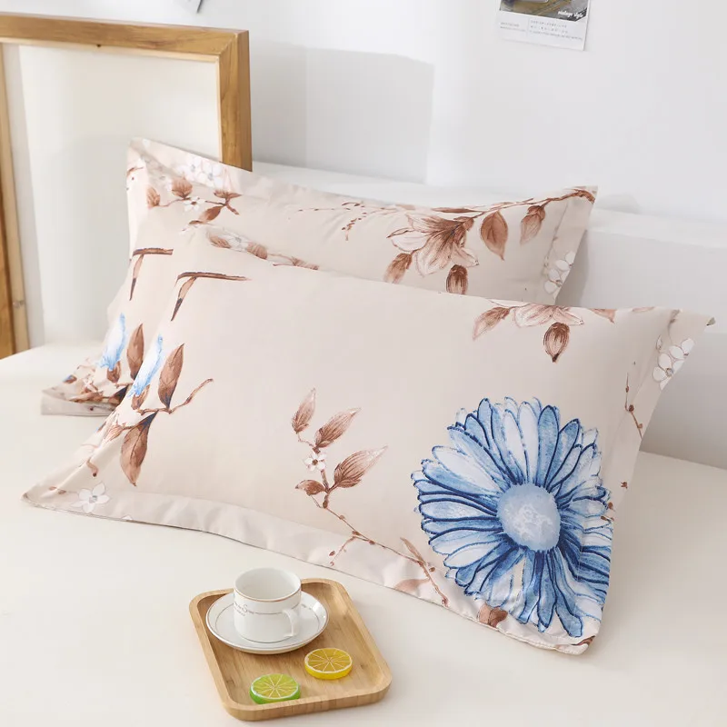 2 шт. модные наволочки Геометрическая полоса цветок мягкая наволочка постельные