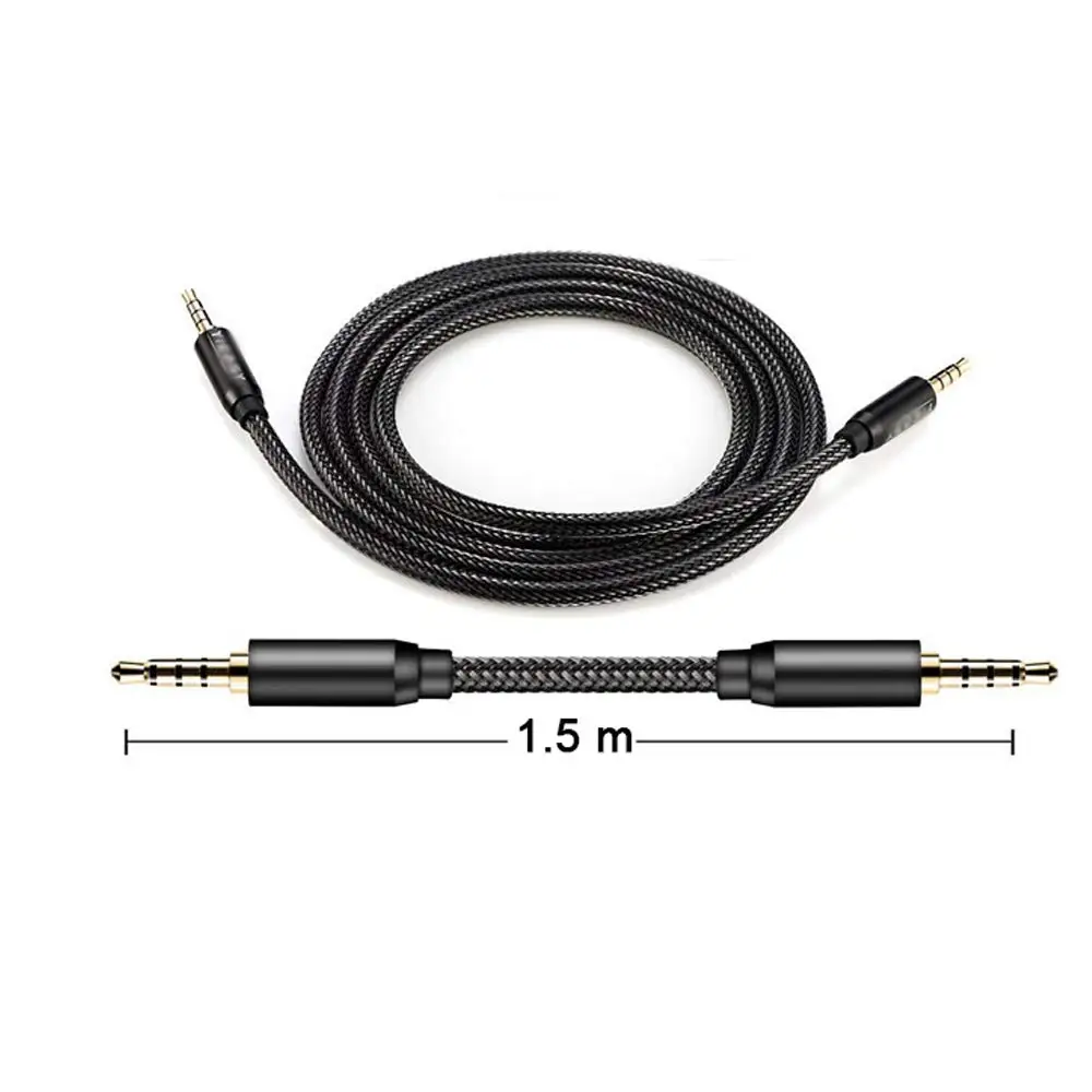 Аудиокабель 3 5 мм со штекером Папа папа для стереозвука Aux кабель наушников 1 м