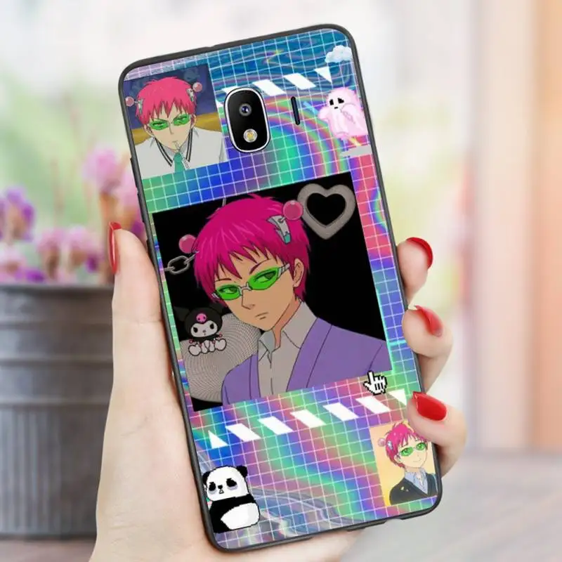 

The Disastrous Life of Saiki K Phone Case for redmi 5 plus 6A 7A 8A 9A note 7 8T 9S Black Soft pro max nax fundas cover