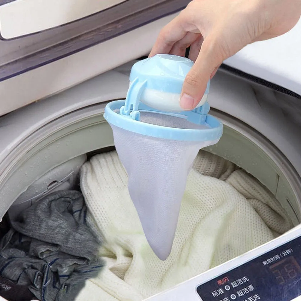 Household Merchandises Home Floating Lint Hair Catcher Mesh Pouch Washing Machine Laundry Filter Bag cleaning