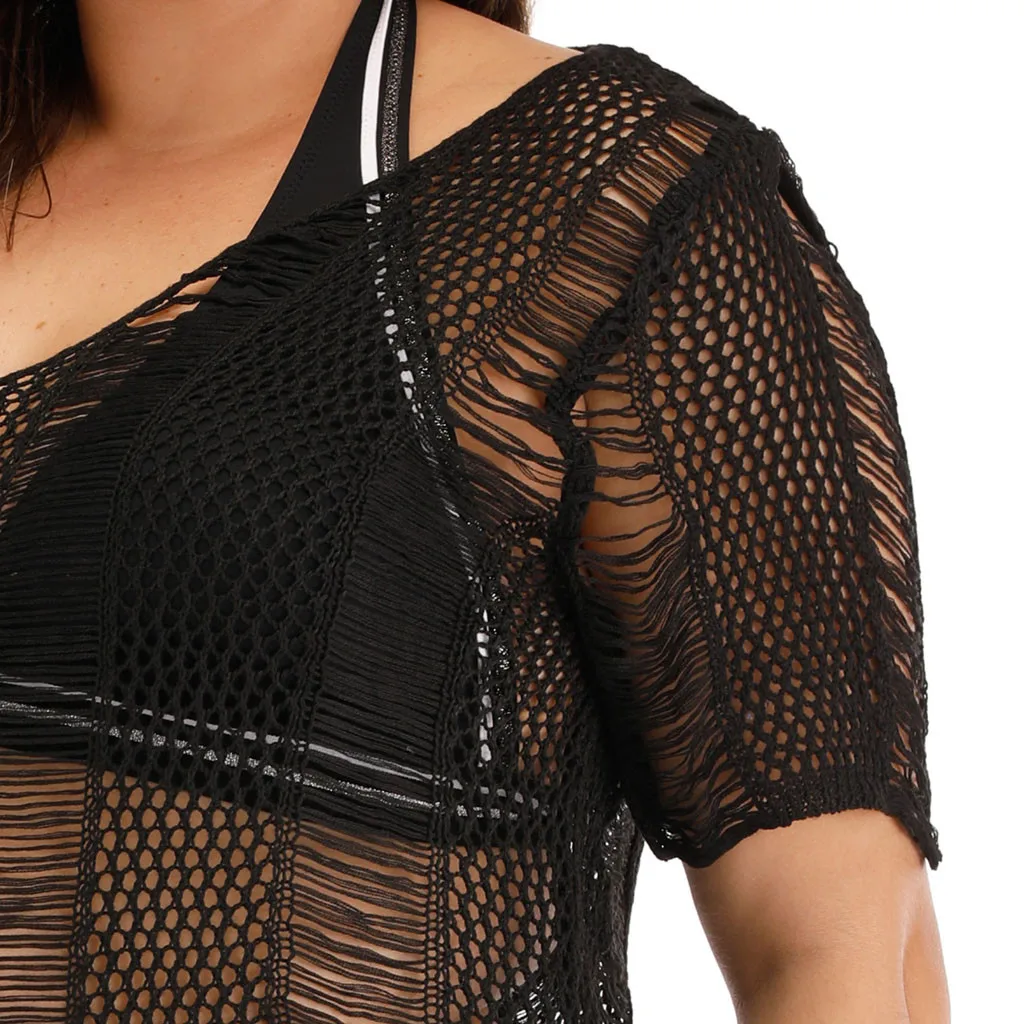 Женское закрытое платье бикини для ванны однотонное вязаное рабочее большого