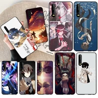 cutewanan anime bungou stray dogs dazai soft silicone phone case cover for huawei honor 20 10 9 8 8x 8c 9x 7c 7a lite view pro