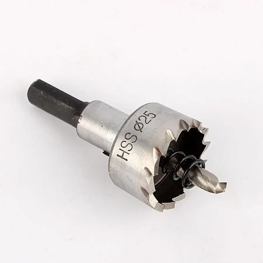 

Stainless Steel Drill Bit Metal Heavy Duty Hole Saw Cutter tool 25mm for Steel M0ld Steel Iron Copper and Brass