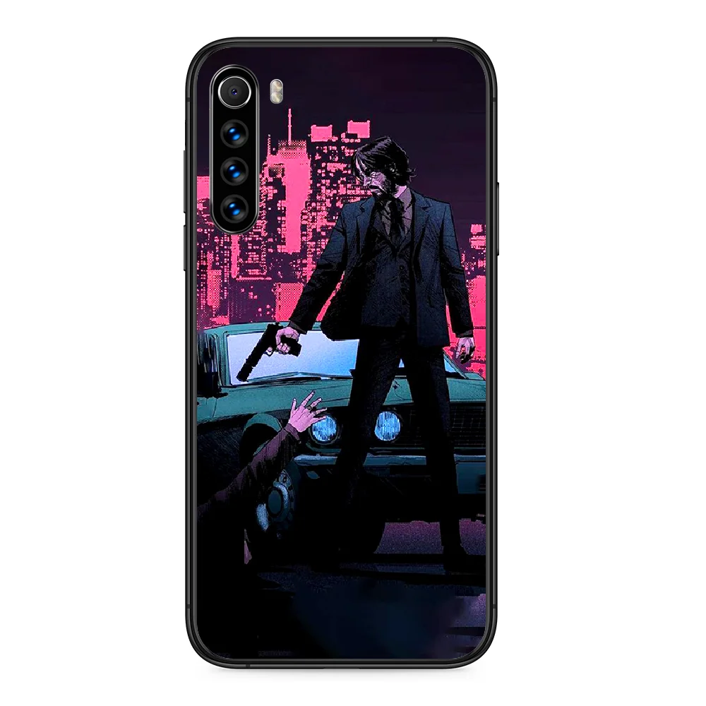 Чехол для телефона John Wick Xiaomi Redmi Note 4A 4X 5 6 6A 7 7A 8 8A 4 5A 8T Plus Pro черный чехол сотового