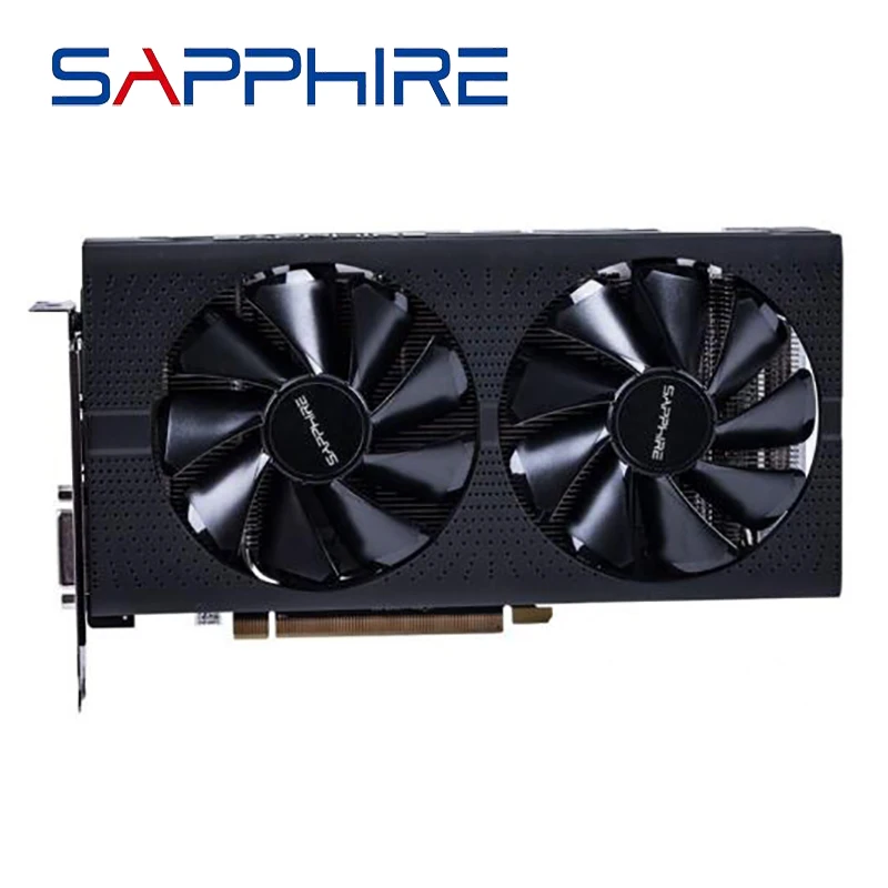 Б/у видеокарты SAPPHIRE RX 570 4 Гб GPU AMD Radeon RX570 4G 574 бит для настольного ПК компьютерных