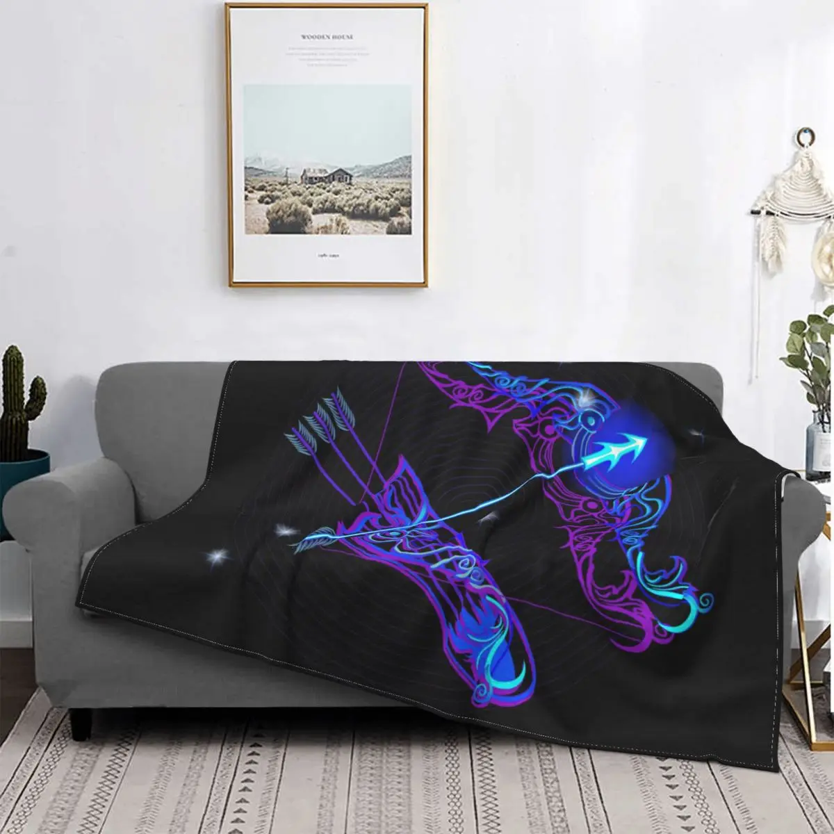 

Хлопчатобумажная подставка с 12 созвездиями, Manta supersuave de Coral для офиса, доставка