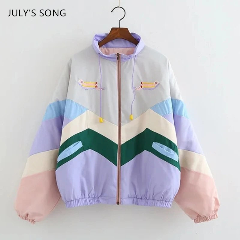 Куртка JULY'S SONG женская из плотного хлопка Повседневная теплая парка пуховик в