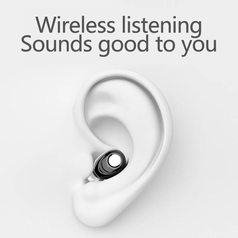 Rovtop мини беспроводные Bluetooth наушники 5 0 стерео с микрофоном спортивные для бега