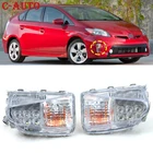 Автомобильные светодиодные противотуманные фары s DRL, противотумансветильник фары, дневные фары, дневсветильник ры для Toyota Prius ZVW30 2012-2015 в сборе