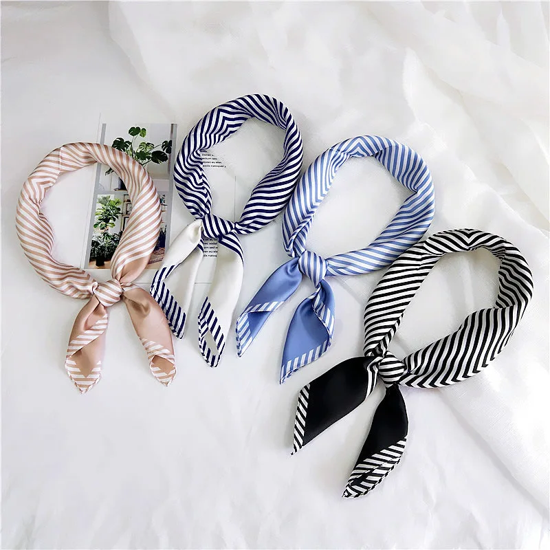 2020 мини квадратный шелковый шарф шали модный офисный платок для леди волос