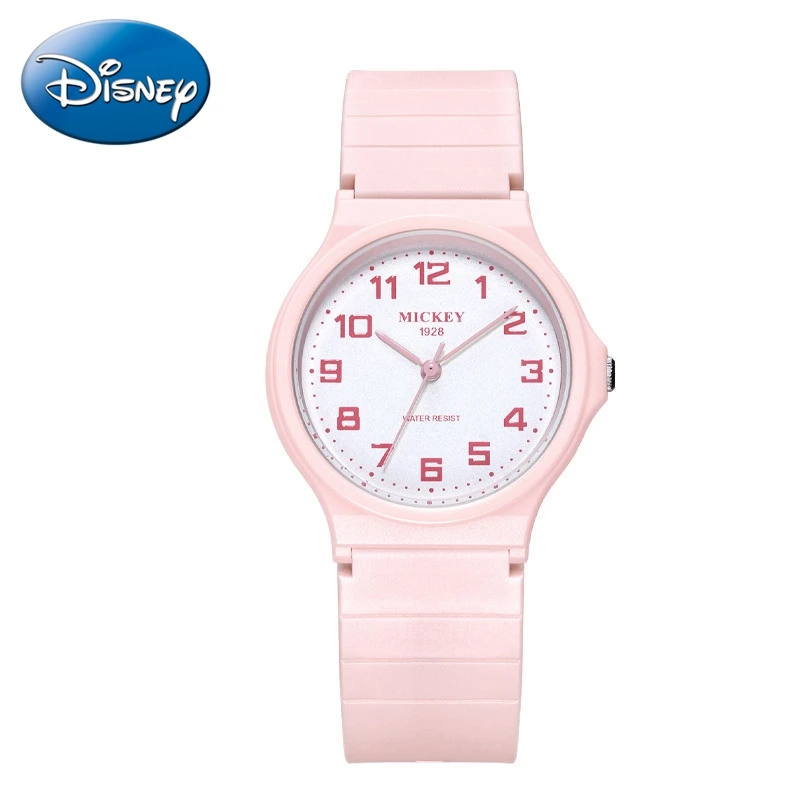 New Cuties Girl Quartz Watches Young Lady Soft Leather Wristwatch Child Pink Clock Student Digital Hour Fashion Simple Baby Gift