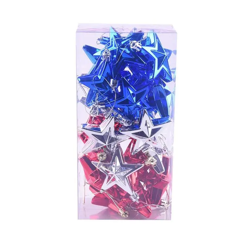 

Hanging Resin Statue Ornament Plastic Five Pointed Star National Day Patriotic Festival Courtyard Balcony Decoration