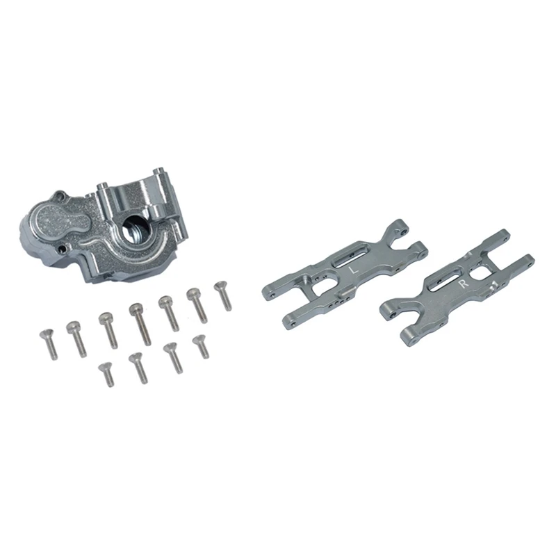 

Metal Rear Lower Swing Arm Suspension Arm with Metal Rear Gearbox Case Gear Box Housing Cover