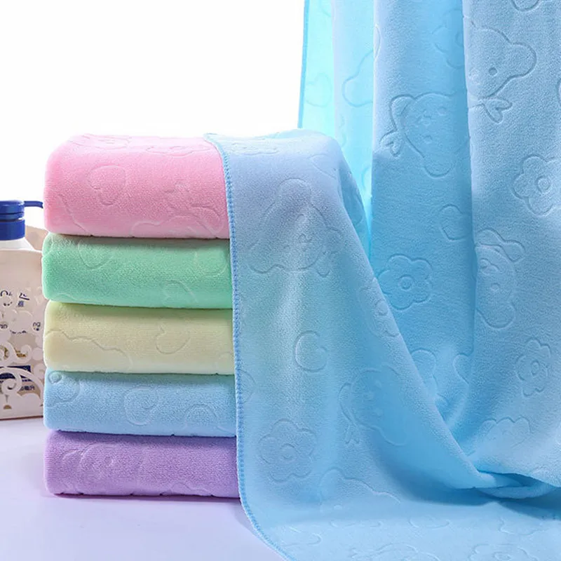 

Полотенце из жаккарда, 70x140 см, с мультяшным рисунком