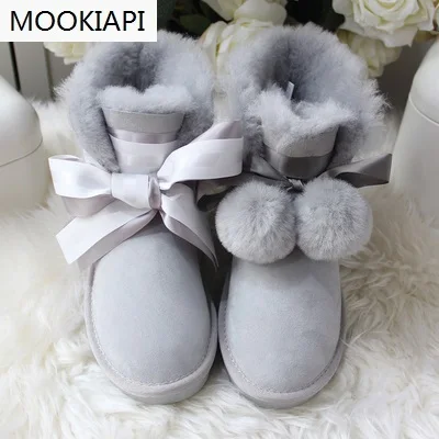 Новейшие зимние сапоги высокого качества в Европе 2019 г. Натуральная овчина 100%