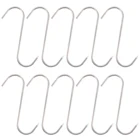 10 шт. прочный мясника крюк для мяса свинины крюк для подвешивания украшения для кухни украшения Для Бекон мясо ТРАПЕЦИЕВИДНОЕ ПЛАТЬЕ С Короткими обработки