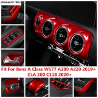 red dashboard air handle bowl window lift trim accessories for benz a class w177 a200 a220 2019 2022 cla 200 c118 2020 2022