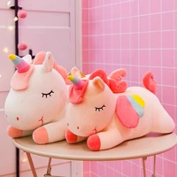 60cm unicorn plush toy soft stuffed unicorn pillow soft dolls animal toys for children girl pillow bedroom decoration