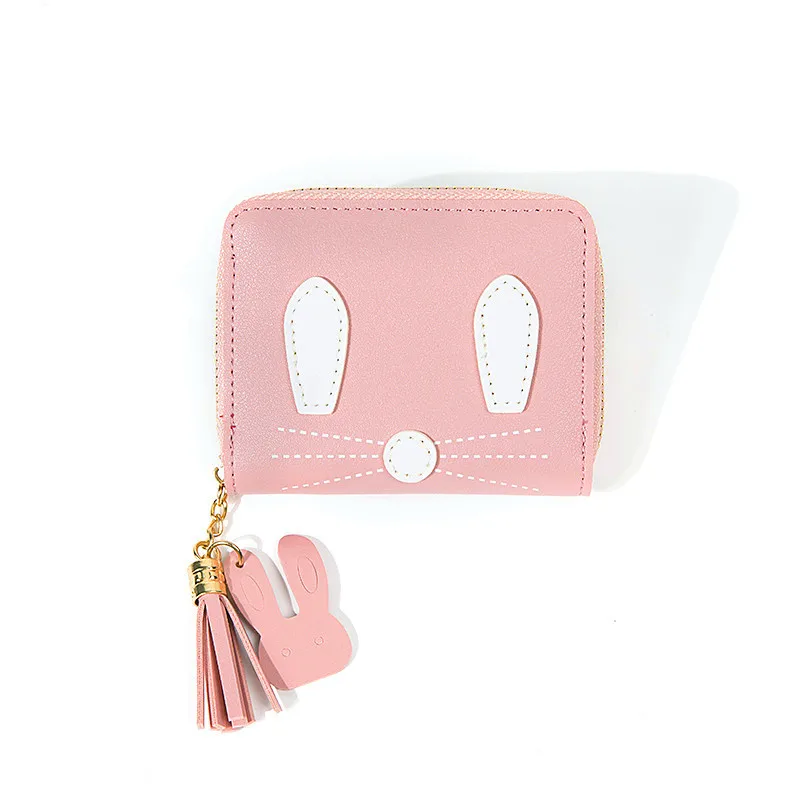 Женский кошелек с отделением для монет женский короткий кисточкой держатель