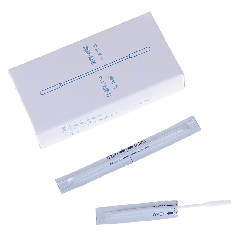 

30Pcs/Box Wet Alcohol Cotton Swabs Double Head Cleaning Stick For 2.4