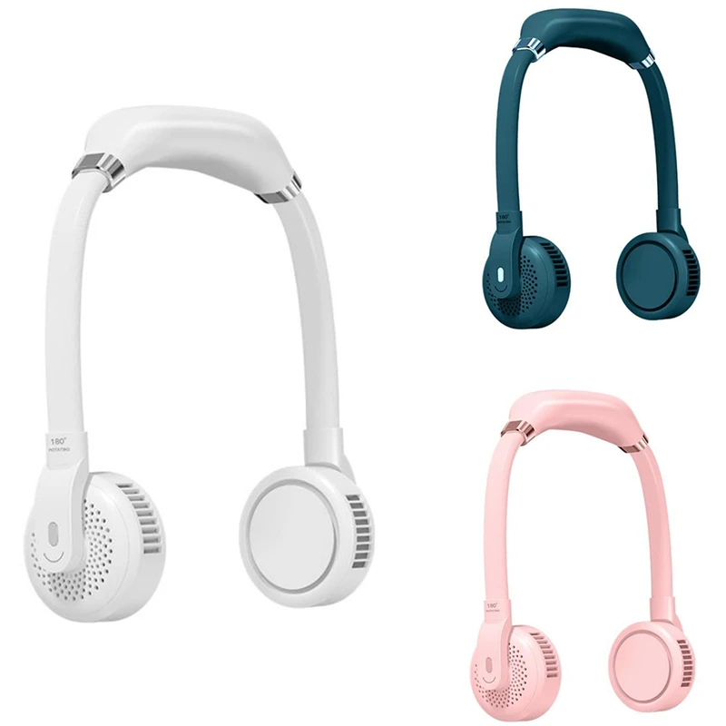 

USB Portable Neck Fan with Rechargeable Battery Ultra Quiet Wind Portable Fan Pocket Air Cooler Air Conditioner