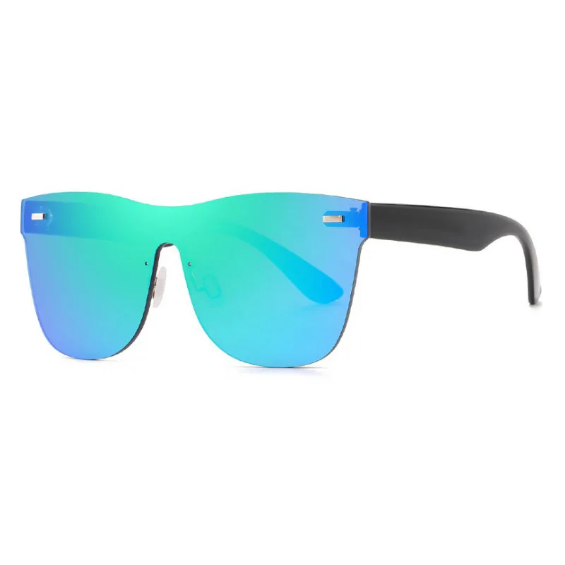 Male Women Flat Top Sunglasses Men Brand Black Square Shades UV400 Gradient Sun Glasses For Cool One Piece Designer | Аксессуары для