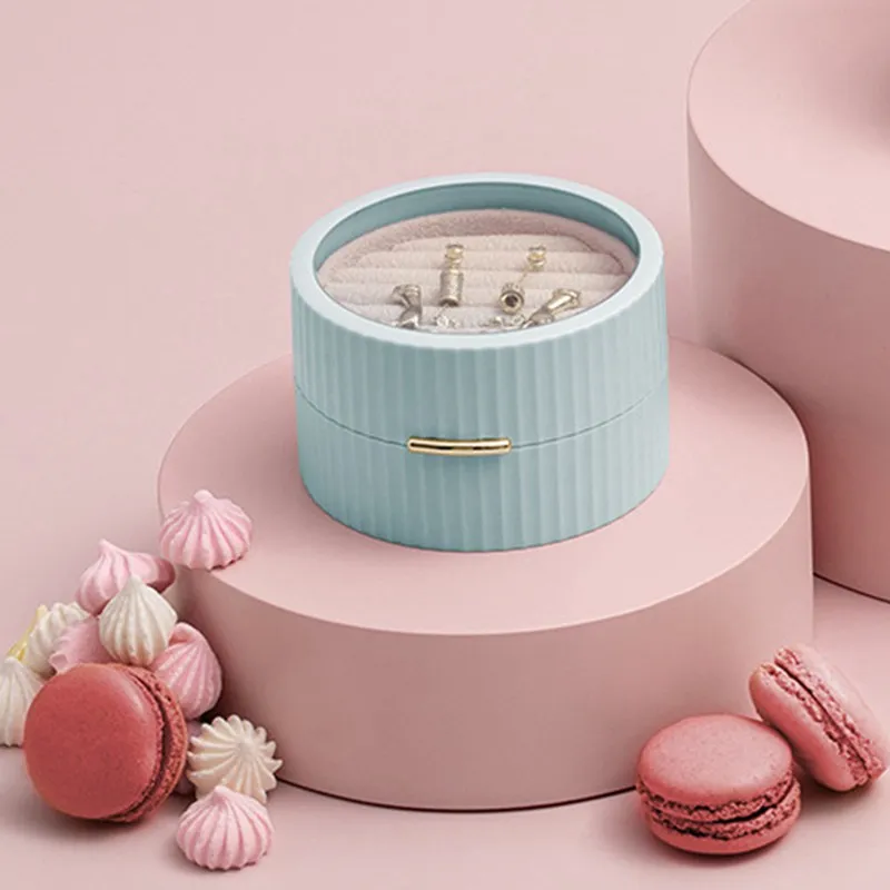 

Minimalism Portable Jewelry Storage Box Earring Bracelet Necklace Bead Gift Box Portable Seat Box Jewelry Storage Box