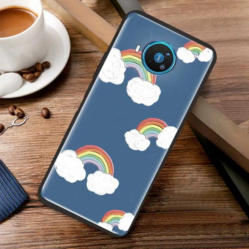 

Silicone Phone Case For Nokia 2.2 2.3 3.2 4.2 6.2 7.2 1.3 5.3 8.3 2.4 3.4 C3 C5 C2 Back Shell Cover Coque Fashion Cute Rainbow