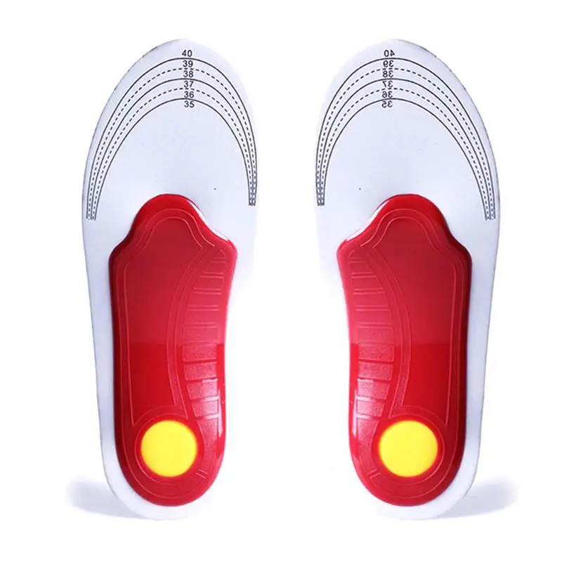 1 пара спортивные амортизирующие стельки для улицы плоские обуви ортопедические