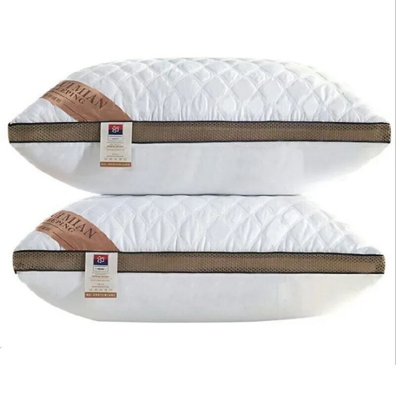 

Hot five-star Hotel Pillow Core for Adult Students Single and double Core Neck Protector and Sleep for Bedroom Pure Cotton