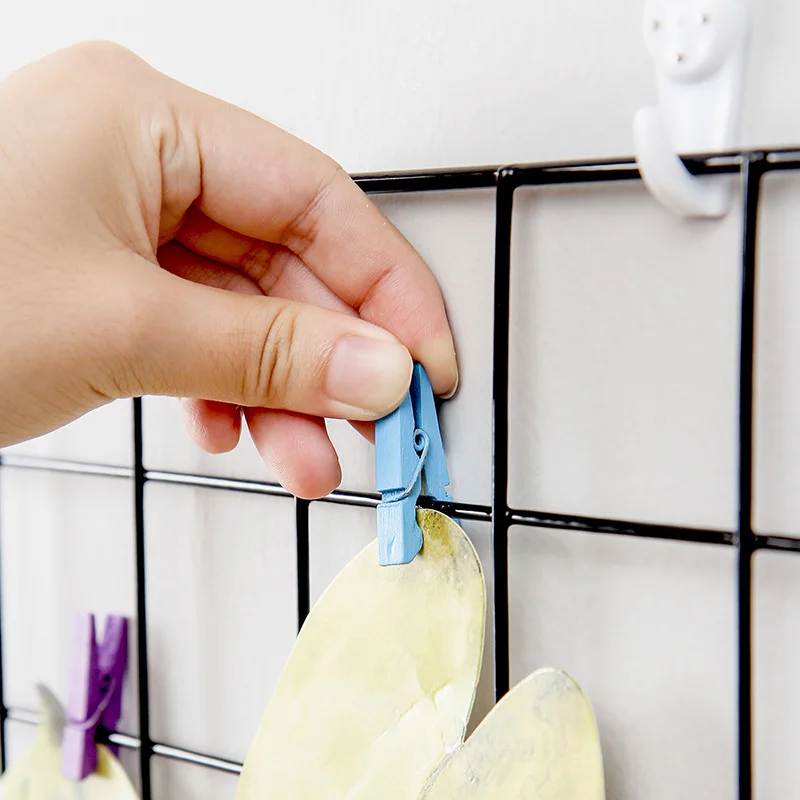 DIY Сетка для хранения стен органайзер полки сетка полка фоторамка открытки