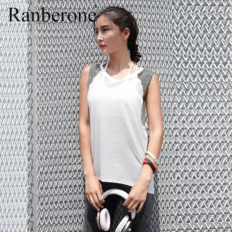 Newly Fashion Sexy Women Yoga Vest T-shirt Sleeveless Fitness Yoga Shirts Quick Dry Athletic Running Sports Vest Workout T Shirt