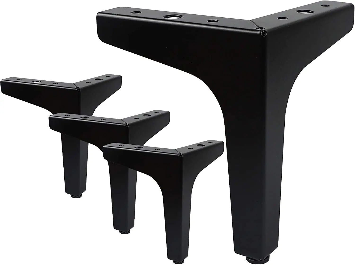 

4 Pack Furniture Legs, Heavy Duty DIY Furniture Metal Table Legs for Cabinet Wardrobe TV Cabinets Drawers Nightstand