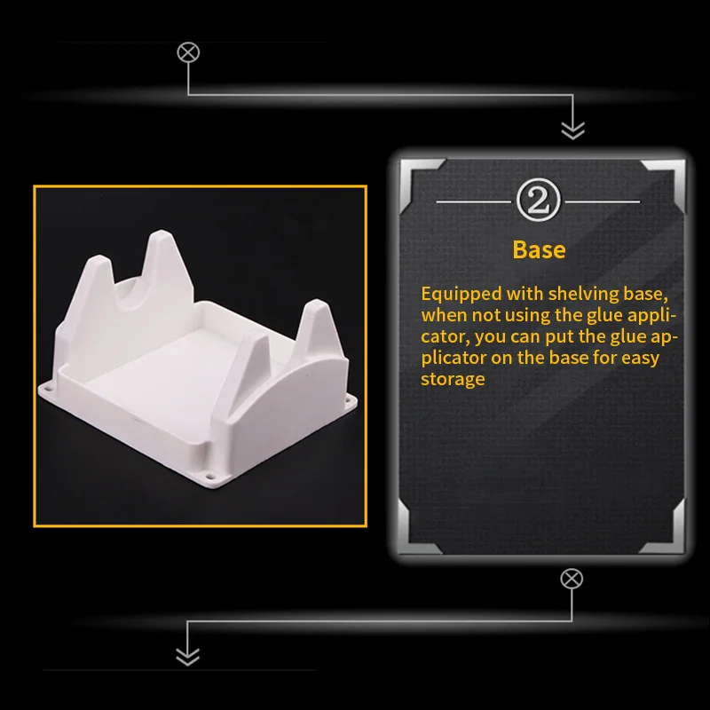 180/ML 3 дюйма портативный ручной ролик аппликатор клея склеиватель для