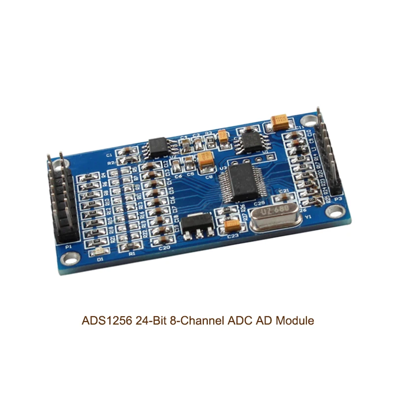 Высокоточный ADS1256 24 бит 8 канальный ADC AD Модуль сбор данных карта сбора